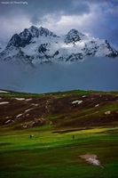 Beautiful Beshai meadows - Mt Mankial in backdrop- Kalam Swat - Pakistan